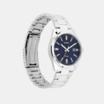 Enticer Men Quartz Blue Dial Analog Stainless Steel Watch A2227
